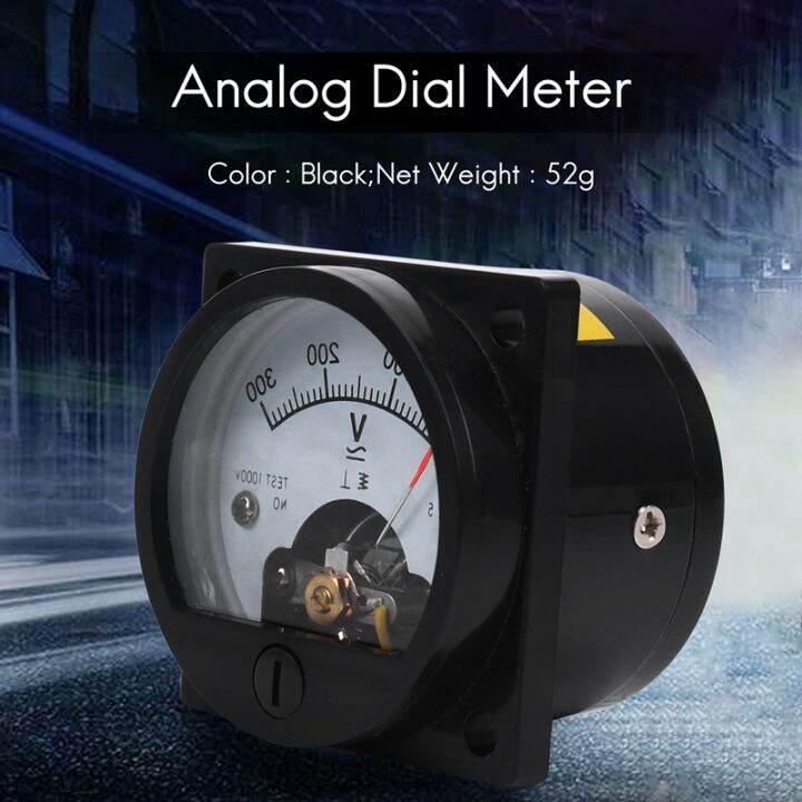 ac-0-300v-round-analog-dial-panel-meter-voltmeter-gauge-black