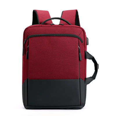 [COD] กระเป๋าเป้สะพายหลังกลางแจ้งโดยตรงกระเป๋าธุรกิจลำลองความจุขนาดใหญ่ USB ชาร์จนักเรียนแพ็คกระเป๋าคอมพิวเตอร์