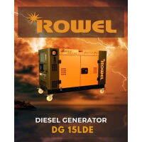 ?ถูกสุด ส่งเร็ว? ROWEL เครื่องปั่นไฟ รุ่น DG-15LDE 12000วัตต์ 13HP เครื่องยนต์ 4 จังหวะ ดีเซล ปั่นไฟ เครื่องกำเนิดไฟฟ้า