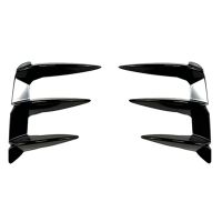 Car Rear Bumper Splitter Glossy Black Spoiler Rear Canard Air Vent Trim for BMW X3 G01 LCI M Sport 2022-2023 Auto Accessories Parts