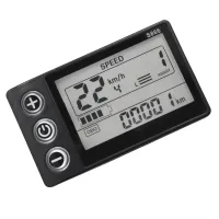 Controller Panel Dashboard Dashboard Controller Plastic 24V 36V 48V 60V S866 Waterproof 6PIN Electric Bike LCD Display for Electric E-Bike Scooter