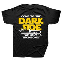 Funny Trombone Come To The Dark Side T Shirts Graphic Streetwear Short Sleeve Birthday Gifts Summer Style T shirt Mens Clothing XS-6XL