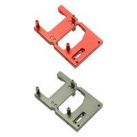 2x Rc Car Metal Steering Servo Warehouse Fixed Mounting Bracket for Wpl B14 B24 C14 C24 Q65 Mn D90 D99S Mn45,Red &amp; Grey