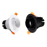 หลอดไฟ Led AC110V-22ไฟดาวน์ไลท์ LED สำหรับใช้ในบ้านปรับโฟกัสได้ COB สปอตไลต์ซูม