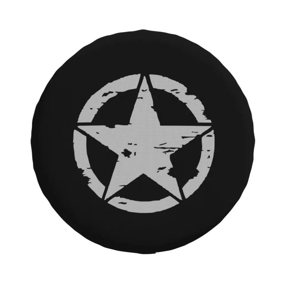 Military Tactical Star Spare Tire Cover Dust-Proof Wheel Tire Cover Fit  Trailer RV SUV And Many Vehicle 14 15 16 17 Inch Lazada