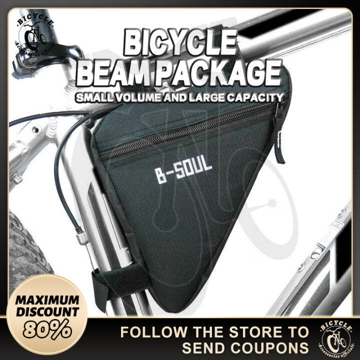 BSoul Bike Waterproof Triangle Frame Bag MTB Bike Top Tube Bag Cycling