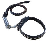 Top Quality Leather for dogs 13~50kg Pet Dog Collar Leash Fashion Designed Dog Leash Strap Rope Traction Pet Harness Leash Lead