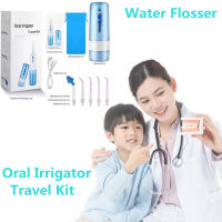 เครื่องทำความสะอาดฟัน เครื่องฉีดน้ำทำความสะอาดฟัน ไหมขัดฟัน Dental Water Jet แบบพกพา Waterpulse Water Flosserเหมาะสำหรับคนที่จัดฟัน ขนาดพกพา ความจุน้ำ 150 มล. ปรับความแรงน้ำ 3 ระดับ ปากสะอาดใน 1 นาที ฟรี 5 หัวฉีดเดิม