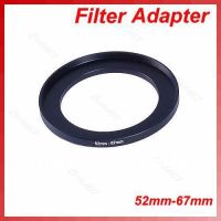 1Pc Metal 52mm-67mm Step Up Filter Ring 52-67 mm 52 to 67 Stepping Adapter Bar  Wine Tools