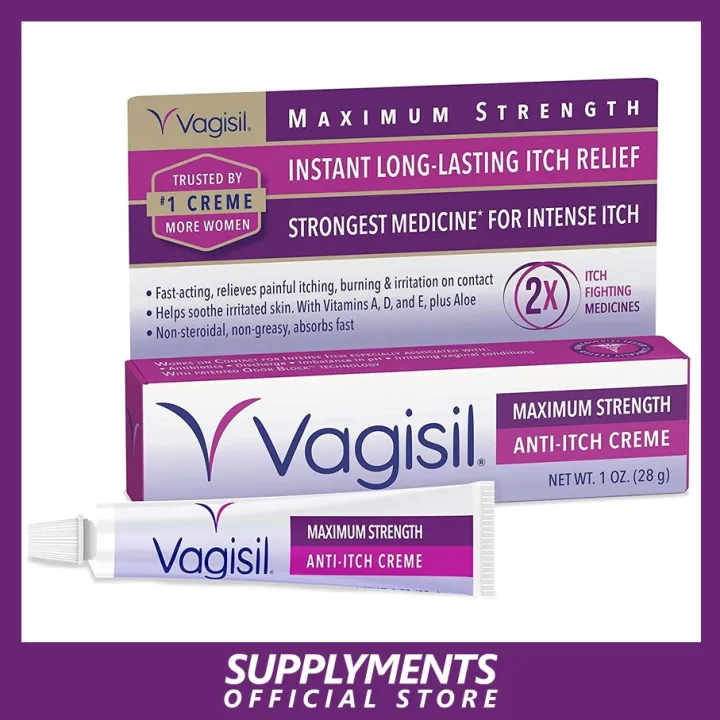 Vagisil Anti Itch Feminine Cream Maximum Strength For Yeast Infection Irritation And Bv Lazada Ph 8145