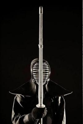 Hot Japan Black Samurai Kendo Art ผ้าไหมพิมพ์โปสเตอร์24x36inch