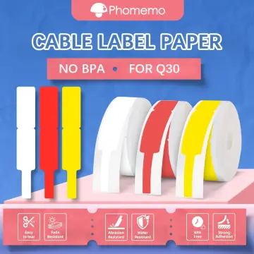 Phomemo Printer Sticker Self-adhesive M02 Series Printer Paper Sticker Paper  Roll Thermal Label For Self-adhesive Label Printer