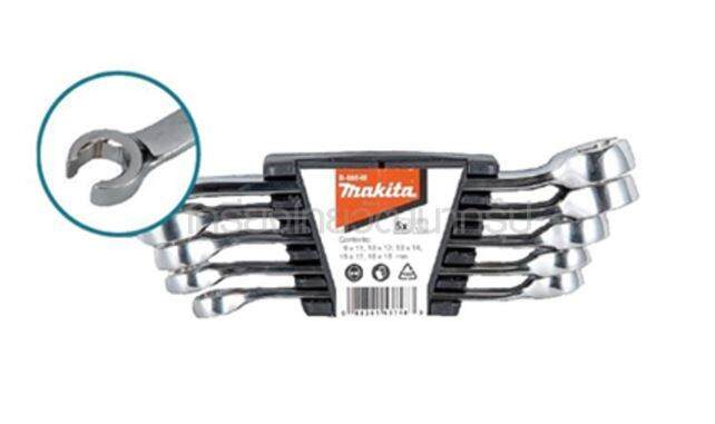 makita-combiatiot-wrench-set-5pcs-ชุดประแจแหวนผ่า-จับเป๊บเบรค-5-อัน-ชุด-flare-nut-wrench-5pcs-set-ยี่ห้อ-makita-รุ่น-b-66545-จากตัวแทนจำหน่ายอย่างเป็นทางการ