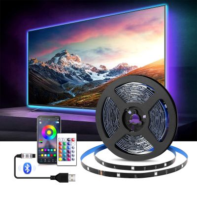 【LZ】 TV LED Backlight Lamp RGB USB LED Strip Light Tape 5050 5V For HDTV Screen Desktop PC LCD Monitor Decor Bias Background Lighting