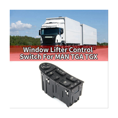 81258067098 Car Front Left Driving Side Power Window Lifter Controller Replacement for MAN TGA TGX