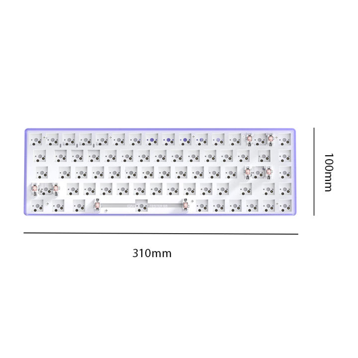 hot-swap-keyboard-kit-bluetooth-compatible-5-0-customized-keyboards-kit