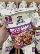 Ngũ Cốc Dinh Dưỡng Quaker Simple Granola Oats Honey Raisins Almonds 978g