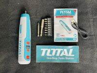 Total ไขควง แบตเตอรี่ ไร้สาย 4 โวลท์ (พร้อมดอกไขควง) รุ่น TSDLI0423 ( Lithium-ion cordless screwdriver )