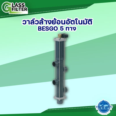 วาล์วล้างย้อนอัตโนมัติ BESGO 5 ทาง  By Swiss Thai Water Solution ( วาล์ว 5 ทางของ BESGO )