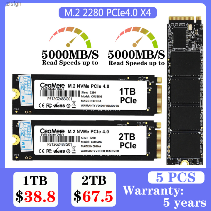 m2โซลิดสเตทไดรฟ์-nvme-pcie-4-0-m-2-2280-1tb-2tb-pcie4-0-4-0-nvme-สำหรับพกพาติดตั้งภายในแล็ปท็อป-zlsfgh