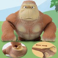 Decompression gorilla stretching toy,pinch music,Fidget toy,stress relieving fun,monkey venting tool, stress relieving squeezing