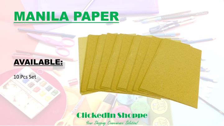 Manila Paper by 10's set /