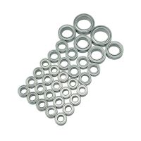 34Pcs LD-P06 Steel Bearing Set Replacement Spare Parts Accessories for LDRC LD-P06 LD P06 Unimog 1/12 RC Truck Car