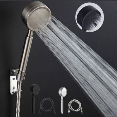 High Pressure Shower Head douche Water Saving Rainfall 304 Stainless Steel resistant Handheld Wall Mounted for Bathroom Shower Showerheads