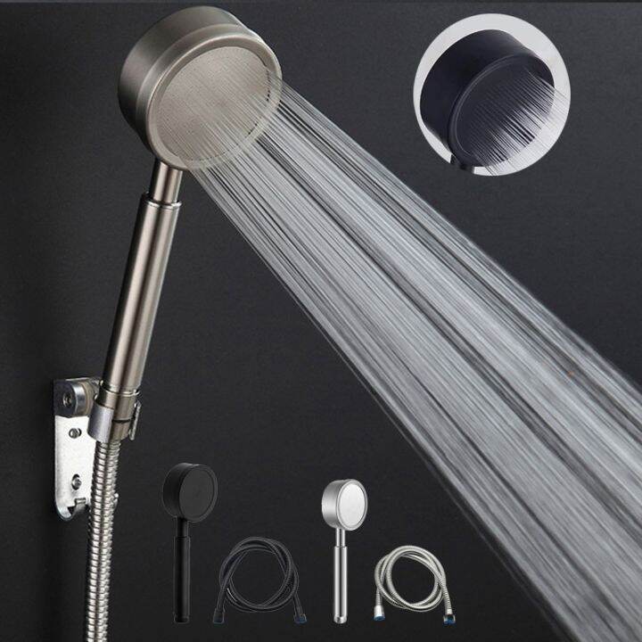 High Pressure Shower Head douche Water Saving Rainfall 304 Stainless