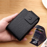 【CW】Men Credit Card Holder Leather Purse for Cards Case Wallet for Credit ID Bank Card Holder Women Cardholder and Coins