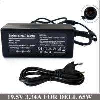 อะแดปเตอร์ AC แล็ปท็อป65W 3.34A 19.5V ที่ชาร์จสำหรับ DELL N4020 N4010 N4030 PA12 PA-2E PA-12