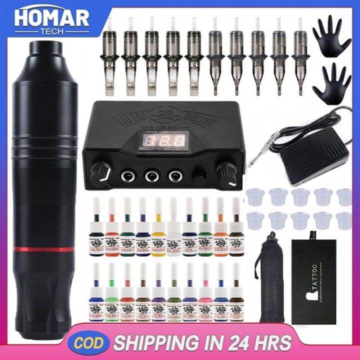 (On Sale) 【Local Delivery】Tattoo Machine Set Pen Type Tattoo Machine