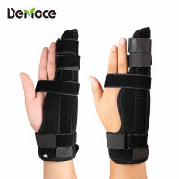 Two-finger-fixed End Finger Ring Finger Anti-sprain Fixed cket Finger Support Splint Sweat-absorbent Breath Protective Gear