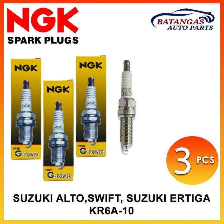 SPARK PLUG FOR SUZUKI ALTO SWIFT, ERTIGA (SET OF 3) Lazada PH