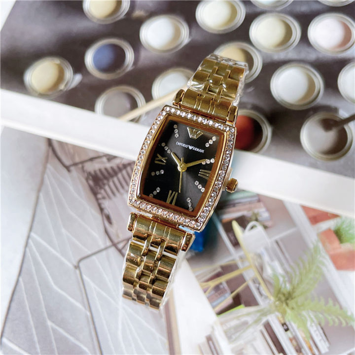 trendy-armani-ladies-watch-square-dial-three-hand-ladies-quartz-watch-diamond-ladies-wrist-watch-gold
