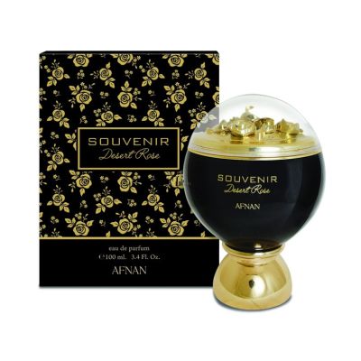 Afnan Souvenir Desert Rose Eau De Parfum For Women And Men 100 ml. ( กล่องซีล )