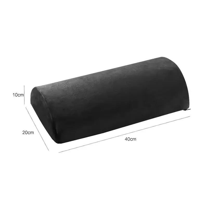 Half Moon Bolster Semi-Roll Pillow Ankle and Knee Support Elevation Back  Lumbar Neck Relief Pain