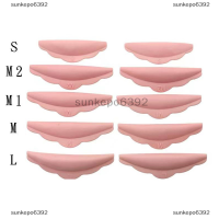 sunkepo6392 5คู่ Lash Lift curlers Curl ซิลิโคนโล่แผ่นสีเขียวนำมาใช้ใหม่