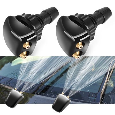2Pcs Auto Car Windshield Washer Wiper Water Spray Nozzle for Mitsubishi Lancer Asx Outlander Pajero L200 Galant Windshield Wipers Washers