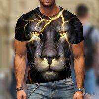 2023 In stock Animal Graphic Mens T-Shirt Fierce Tiger 3D T-Shirts Summer Casual Short Sleeve Hot-Selling ，Contact the seller to personalize the name and logo