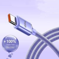 120W USB Type C Cable Mobile Phone Fast Charging Data Cord Fast USB C Cable Cell Phone Type-c Charging Cord for Xiaomi Samsung