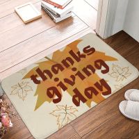 【cw】 Greeting And Leaves Doormat Rug carpet Footpad mat Polyester Absorbent Entrance Bedroom Washable durable ！