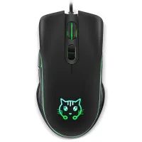 Y8AC 2400DPI Mice Wired Computer Mouse Seven-color LED Backlit Backlight for Office Home Gamer Compatible with Laptop Desktop