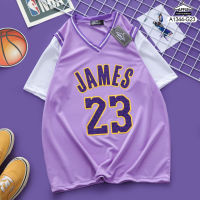 เสื้อกีฬา เสื้อบาส สีสันสดใส James 23