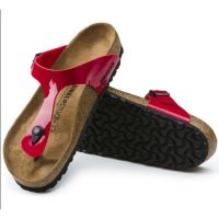 Birkenstocks Gizeh Birkibuc Womens Sandals（red）