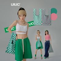 UIUC กระเป๋าทรงสี่เหลี่ยมมีหูหิ้วสะพายไหล่ถักทรงสี่เหลี่ยมสีชมพูสำหรับผู้หญิงกระเป๋าถือขนาดใหญ่สไตล์หวาน