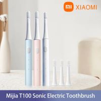 Mijia แปรงสีฟันไร้สายแปรงสีฟันไฟฟ้าพลังคลื่นเสียง T100 T200กันน้ำ,แปรงฟันอัลตราโซนิกอัตโนมัติ