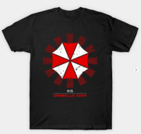 Classic Umbrella Corp Retro Japanese Resident Evil T-Shirt Mens 100% Cotton Round Neck Short Sleeve T-Shirt