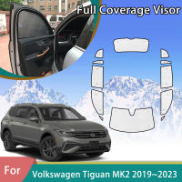 Untuk โฟล์คสวาเก้น VW Tiguan-L MK2 BW AD 2019 ~ 2023 Kereta Perlindungan ม่านบังแดดป้องกันยูวีเซโรอัตโนมัติ Hiasan Tingkap 2020 2022