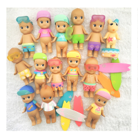 Sonny Angle Summer Vacation Series Mini Figure Surfboard Summer Beach ตุ๊กตาน่ารักตกแต่งสะสมของขวัญของเล่น Blind